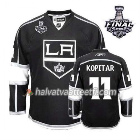 Reebok Miesten NHL Los Angeles Kings Pelipaita Anze Kopitar #11 Koti Musta 2014 Stanley Cup Reebok Miesten NHL Los Angeles Kings Pelipaita Anze Kopitar #11 Koti Musta 2014 Stanley Cup
