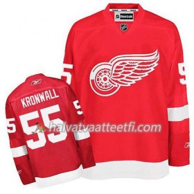 Reebok Miesten NHL Detroit Red Wings Pelipaita Niklas Kronwall #55 Koti Punainen