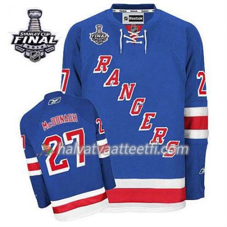 Reebok Miesten NHL New York Rangers Pelipaita Ryan McDonagh #27 Koti Sininen 2014 Stanley Cup Reebok Miesten NHL New York Rangers Pelipaita Ryan McDonagh #27 Koti Sininen 2014 Stanley Cup