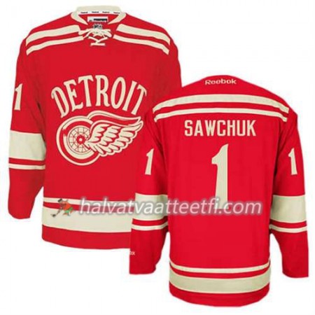 Reebok Miesten NHL Detroit Red Wings Pelipaita Terry Sawchuk #1 2014 Winter Classic Punainen Reebok Miesten NHL Detroit Red Wings Pelipaita Terry Sawchuk #1 2014 Winter Classic Punainen