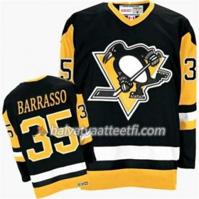 Reebok Miesten NHL Pittsburgh Penguins Pelipaita Tom Barrasso CCM 35 Musta Kolmas