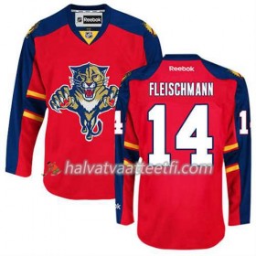Reebok Miesten NHL Florida Panthers Pelipaita Tomas Fleischmann #14 Koti Punainen
