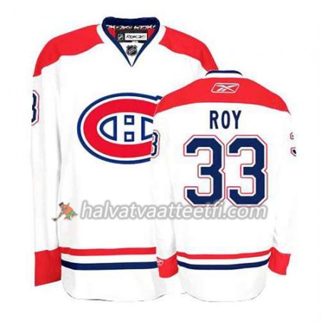 Reebok Miesten NHL Montreal Canadiens Pelipaita Patrick Roy #33 Vieras Valkoinen Reebok Miesten NHL Montreal Canadiens Pelipaita Patrick Roy #33 Vieras Valkoinen
