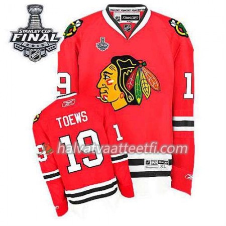 Reebok Miesten NHL Chicago Blackhawks Pelipaita Jonathan Toews #19 Koti Punainen 2015 Stanley Cup Reebok Miesten NHL Chicago Blackhawks Pelipaita Jonathan Toews #19 Koti Punainen 2015 Stanley Cup