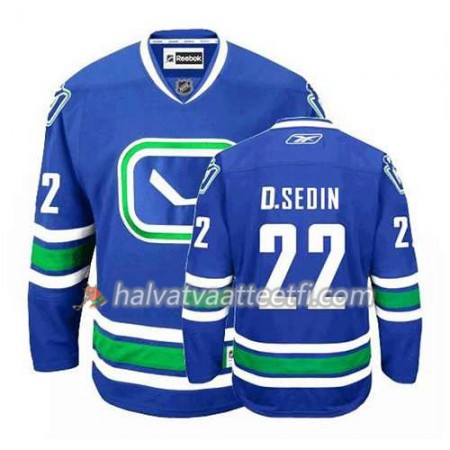 Reebok Miesten NHL Vancouver Canucks Pelipaita Daniel Sedin #22 Kolmas Sininen