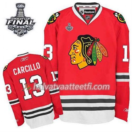 Reebok Miesten NHL Chicago Blackhawks Pelipaita Daniel Carcillo #13 Koti Punainen 2015 Stanley Cup Reebok Miesten NHL Chicago Blackhawks Pelipaita Daniel Carcillo #13 Koti Punainen 2015 Stanley Cup
