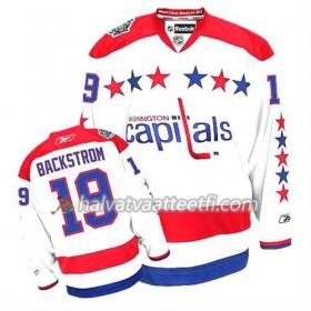 Reebok Miesten NHL Washington Capitals Pelipaita Nicklas Backstrom #19 Kolmas Valkoinen