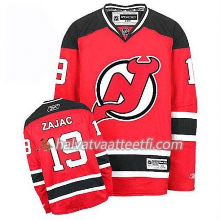 Reebok Miesten NHL New Jersey Devils Pelipaita Travis Zajac #19 Koti Punainen