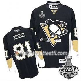 Reebok NHL Pittsburgh Penguins Pelipaita Phil Kessel #81 Musta Koti 2016 Stanley Cup