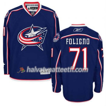 Reebok Miesten NHL Columbus Blue Jackets Pelipaita Nick Foligno #71 Koti Valkoinen Reebok Miesten NHL Columbus Blue Jackets Pelipaita Nick Foligno #71 Koti Valkoinen