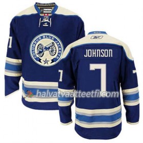 Reebok Miesten NHL Columbus Blue Jackets Pelipaita Jack Johnson #7 Kolmas Sininen