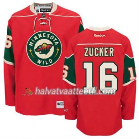 Reebok Miesten NHL Minnesota Wild Pelipaita Jason Zucker #16 Koti Punainen