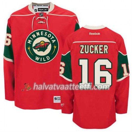 Reebok Miesten NHL Minnesota Wild Pelipaita Jason Zucker #16 Koti Punainen Reebok Miesten NHL Minnesota Wild Pelipaita Jason Zucker #16 Koti Punainen