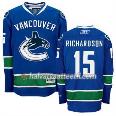 Reebok Miesten NHL Vancouver Canucks Pelipaita Brad Richardson #15 Koti Sininen