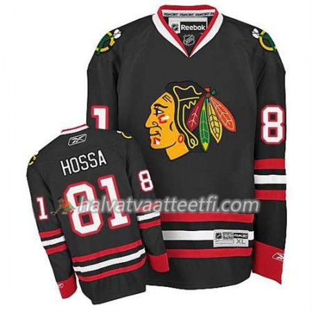 Reebok Naisten NHL Chicago Blackhawks Pelipaita Marian Hossa #81 Premier Kolmas Musta Reebok Naisten NHL Chicago Blackhawks Pelipaita Marian Hossa #81 Premier Kolmas Musta