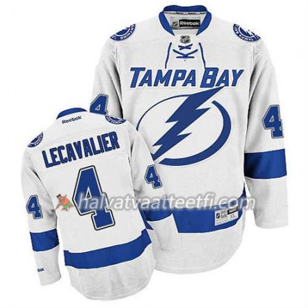 Reebok Miesten NHL Tampa Bay Lightning Pelipaita Vincent Lecavalier #4 Vieras Valkoinen Reebok Miesten NHL Tampa Bay Lightning Pelipaita Vincent Lecavalier #4 Vieras Valkoinen
