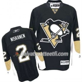 Reebok Miesten NHL Pittsburgh Penguins Pelipaita Matt Niskanen 2 Musta Koti