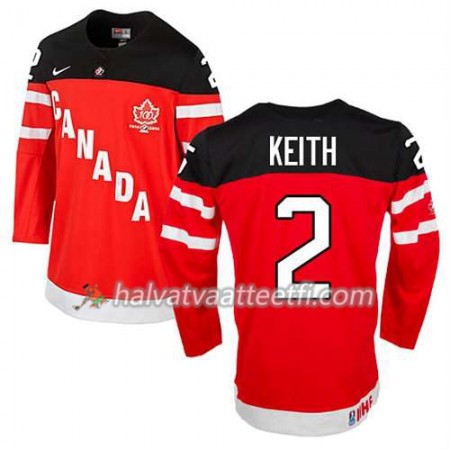 Reebok Miesten NHL Premier Olympic-Canada Team Pelipaita Duncan Keith #2 100th Anniversary Punainen Paita Reebok Miesten NHL Premier Olympic-Canada Team Pelipaita Duncan Keith #2 100th Anniversary Punainen Paita