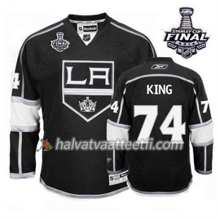 Reebok Miesten NHL Los Angeles Kings Pelipaita Drew Doughty #74 Koti Musta 2014 Stanley Cup Reebok Miesten NHL Los Angeles Kings Pelipaita Drew Doughty #74 Koti Musta 2014 Stanley Cup