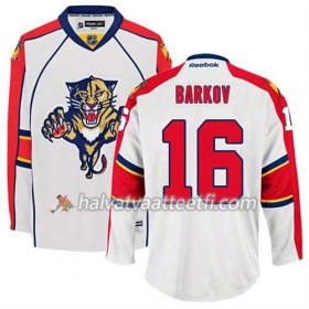 Reebok Miesten NHL Florida Panthers Pelipaita Aleksander Barkov #16 Vieras Valkoinen