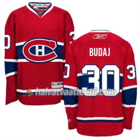 Reebok Miesten NHL Montreal Canadiens Pelipaita Peter Budaj #30 Koti Punainen