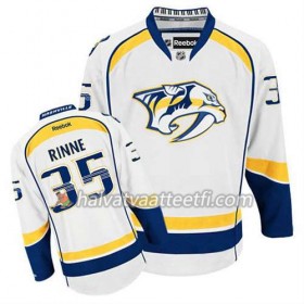 Reebok Miesten NHL Nashville Predators Pelipaita Pekka Rinne #35 Vieras Valkoinen
