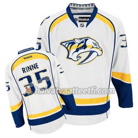 Reebok Miesten NHL Nashville Predators Pelipaita Pekka Rinne #35 Vieras Valkoinen