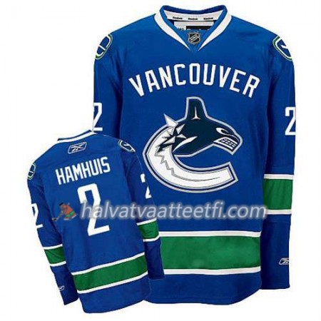 Reebok Miesten NHL Vancouver Canucks Pelipaita Dan Hamhuis #2 Koti Sininen Reebok Miesten NHL Vancouver Canucks Pelipaita Dan Hamhuis #2 Koti Sininen