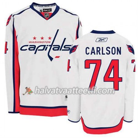 Reebok Miesten NHL Washington Capitals Pelipaita John Carlson #74 Vieras Valkoinen Reebok Miesten NHL Washington Capitals Pelipaita John Carlson #74 Vieras Valkoinen