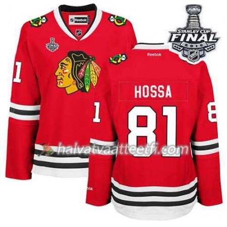 Reebok Naisten NHL Chicago Blackhawks Pelipaita Marian Hossa #81 Koti Punainen 2015 Stanley Cup Reebok Naisten NHL Chicago Blackhawks Pelipaita Marian Hossa #81 Koti Punainen 2015 Stanley Cup