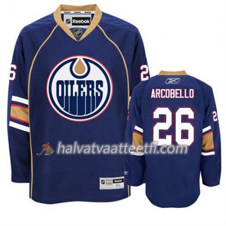Reebok Miesten NHL Edmonton Oilers Pelipaita Mark Arcobello #26 Kolmas Sininen Reebok Miesten NHL Edmonton Oilers Pelipaita Mark Arcobello #26 Kolmas Sininen