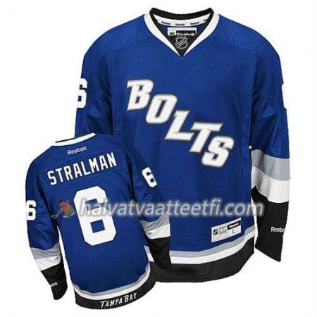 Reebok Miesten NHL Tampa Bay Lightning Pelipaita Anton Stralman #6 Kolmas Sininen Reebok Miesten NHL Tampa Bay Lightning Pelipaita Anton Stralman #6 Kolmas Sininen