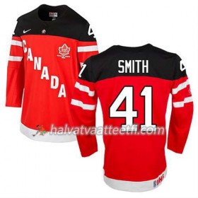 Lasten NHL Premier Olympic-Canada Team Pelipaita Mike Smith #41 100th Anniversary Punainen Paita