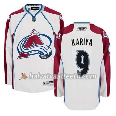Reebok Miesten NHL Colorado Avalanche Pelipaita Paul Kariya #9 Vieras Valkoinen Reebok Miesten NHL Colorado Avalanche Pelipaita Paul Kariya #9 Vieras Valkoinen