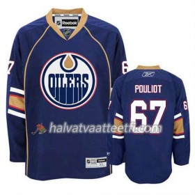 Reebok Miesten NHL Edmonton Oilers Pelipaita Benoit Pouliot #67 Kolmas Sininen