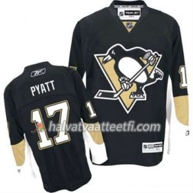 Reebok Miesten NHL Pittsburgh Penguins Pelipaita Taylor Pyatt 17 Musta Koti
