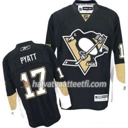 Reebok Miesten NHL Pittsburgh Penguins Pelipaita Taylor Pyatt 17 Musta Koti