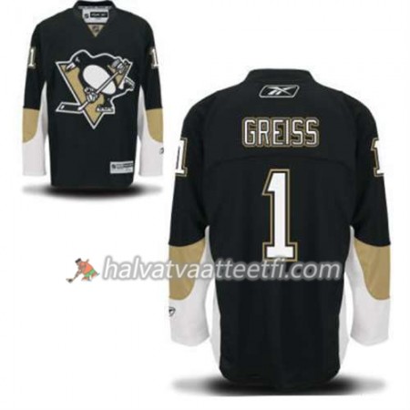 Reebok Miesten NHL Pittsburgh Penguins Pelipaita Thomas Greiss 1 Musta Koti Reebok Miesten NHL Pittsburgh Penguins Pelipaita Thomas Greiss 1 Musta Koti