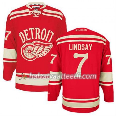 Reebok Miesten NHL Detroit Red Wings Pelipaita Ted Lindsay #7 2014 Winter Classic Punainen