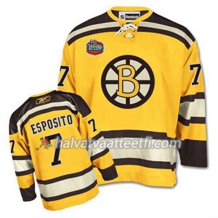 Reebok Miesten NHL Boston Bruins Pelipaita Phil Esposito #7 Winter Classic Kulta Reebok Miesten NHL Boston Bruins Pelipaita Phil Esposito #7 Winter Classic Kulta