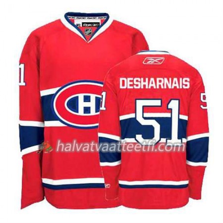 Reebok Miesten NHL Montreal Canadiens Pelipaita David Desharnais #51 Koti Punainen