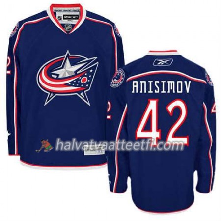 Reebok Miesten NHL Columbus Blue Jackets Pelipaita Artem Anisimov #42 Koti Sininen
