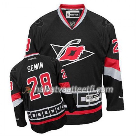 Reebok Miesten NHL Carolina Hurricanes Pelipaita Alexander Semin #28 Kolmas Musta Reebok Miesten NHL Carolina Hurricanes Pelipaita Alexander Semin #28 Kolmas Musta