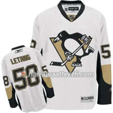 Reebok Miesten NHL Pittsburgh Penguins Pelipaita Kris Letang 58 Valkoinen Vieras Reebok Miesten NHL Pittsburgh Penguins Pelipaita Kris Letang 58 Valkoinen Vieras