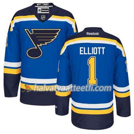 Reebok Miesten NHL St. Louis Blues Pelipaita Brian Elliott #1 Koti Sininen