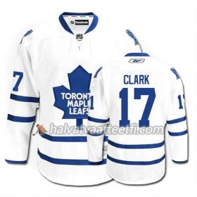 Reebok Miesten NHL Toronto Maple Leafs Pelipaita Wendel Clark #17 Vieras Valkoinen