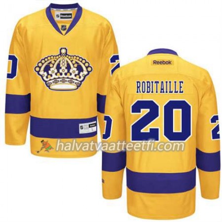 Reebok Miesten NHL Los Angeles Kings Pelipaita Luc Robitaille #20 Kolmas Kulta Reebok Miesten NHL Los Angeles Kings Pelipaita Luc Robitaille #20 Kolmas Kulta