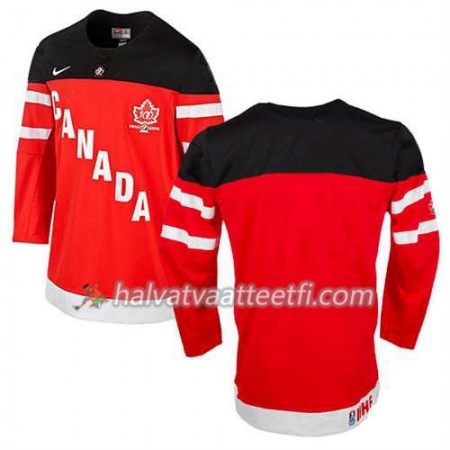 Lasten NHL Premier Olympic-Canada Team Pelipaita 100th Anniversary Musta Punainen Paita
