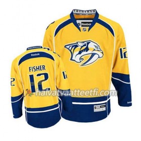 Reebok Miesten NHL Nashville Predators Pelipaita Mike Fisher #12 Koti Kulta