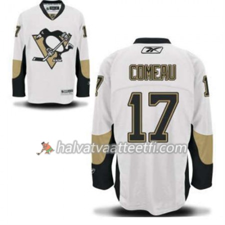 Reebok Miesten NHL Pittsburgh Penguins Pelipaita Blake Comeau 17 Valkoinen Vieras